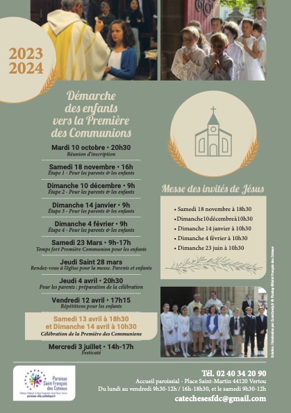 paroisse-saint-francois-des-coteaux-vertou-dates--preparation-premiere-communion-2023-2024