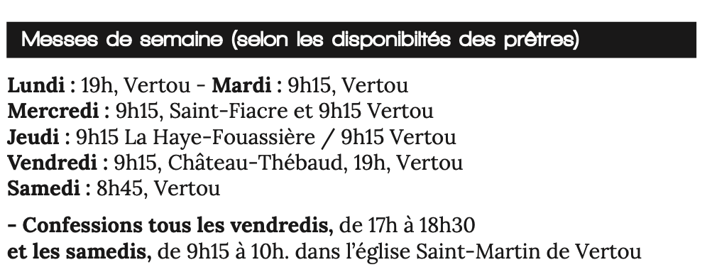 paroisse-saint-francois-des-coteaux-vertou-horaires-messe-semaine-octobre-2025